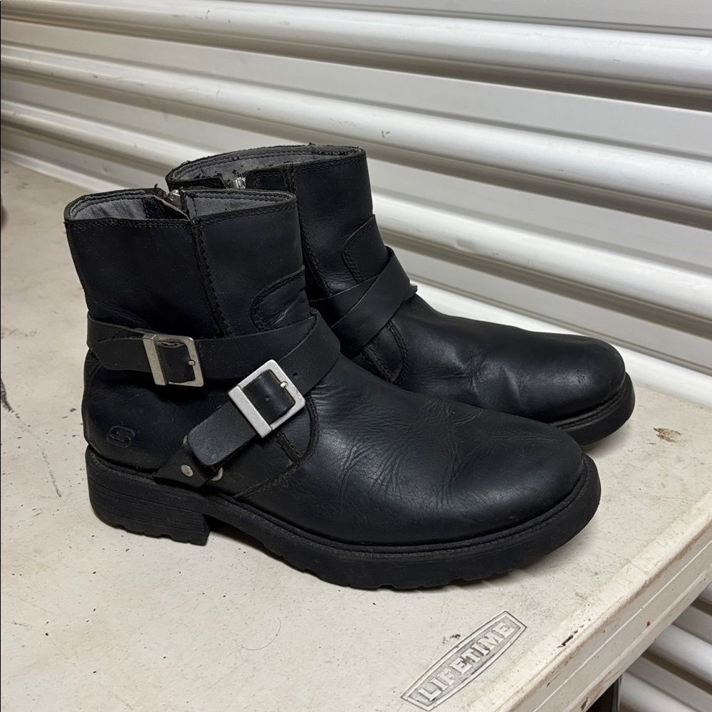 Sketchers Motorcycle Boots 10.5